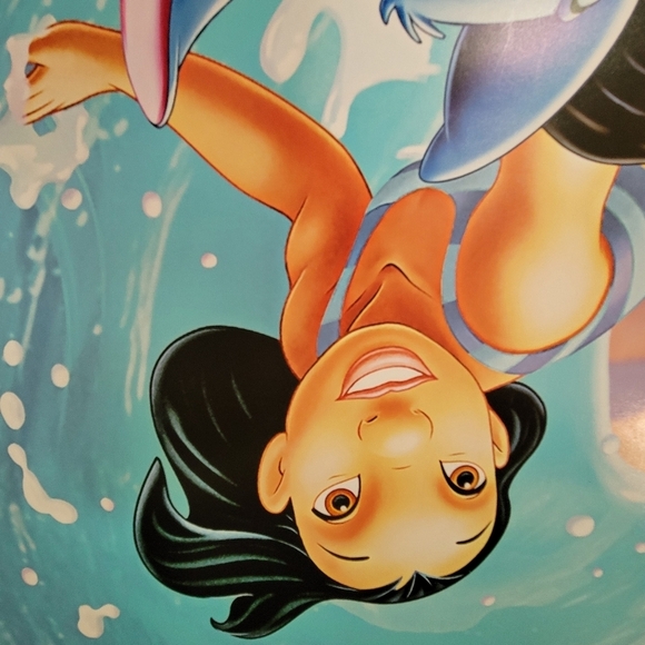 Lilo & Stitch Surfing Poster Full Color, Glossy W 24" in X H 36" in - Picture 6 of 9